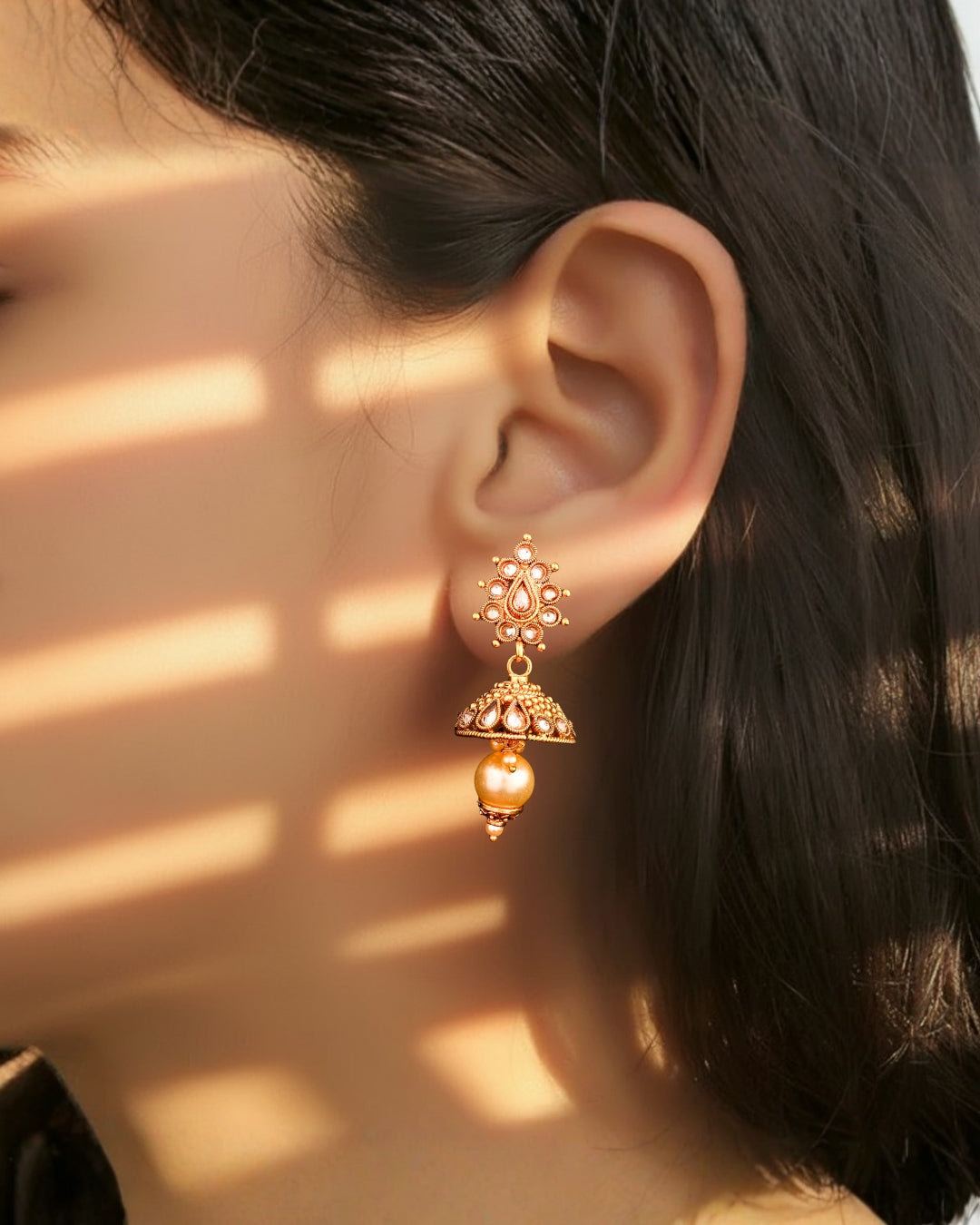 Gold Jhumka