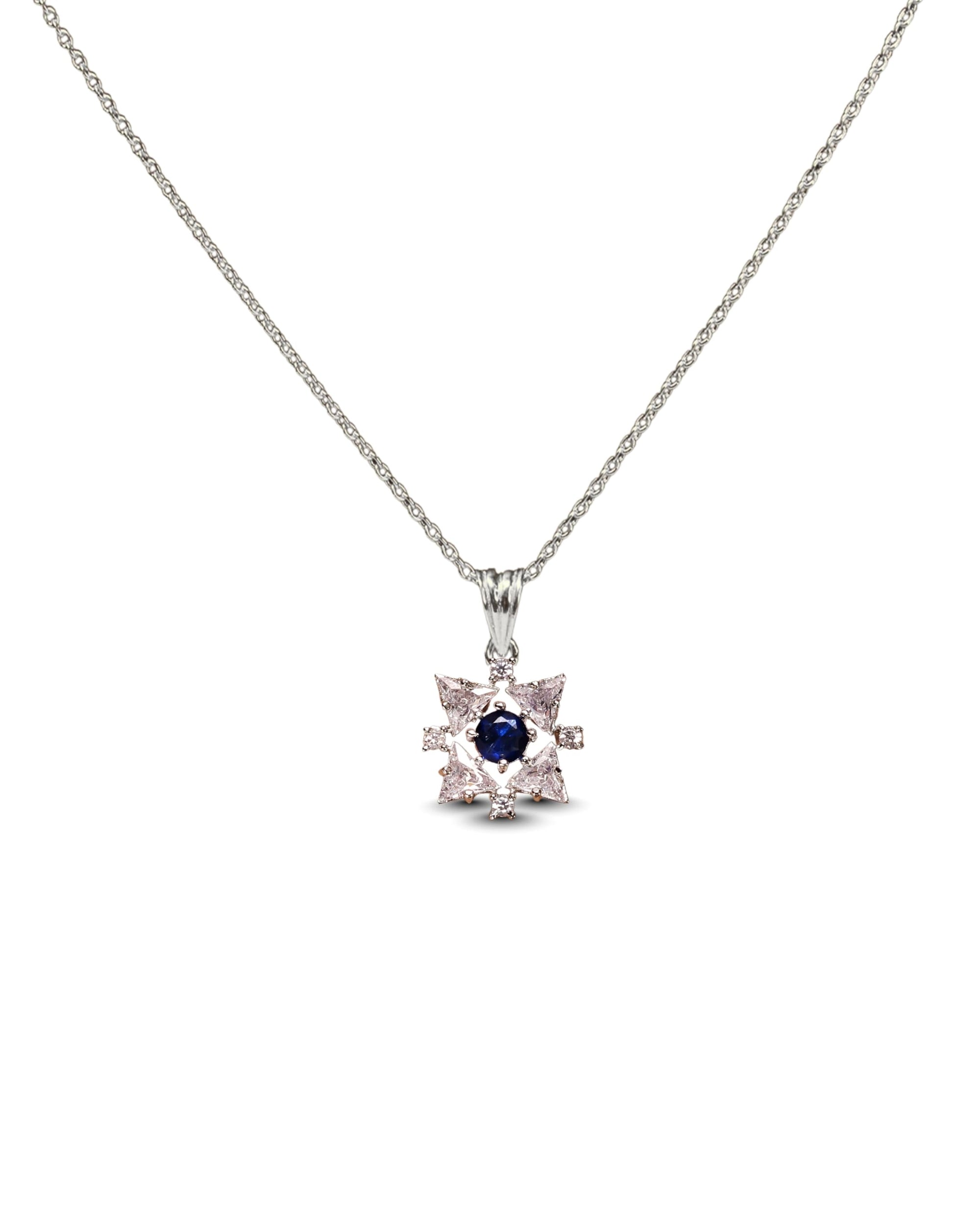 Blue Poker Pendant