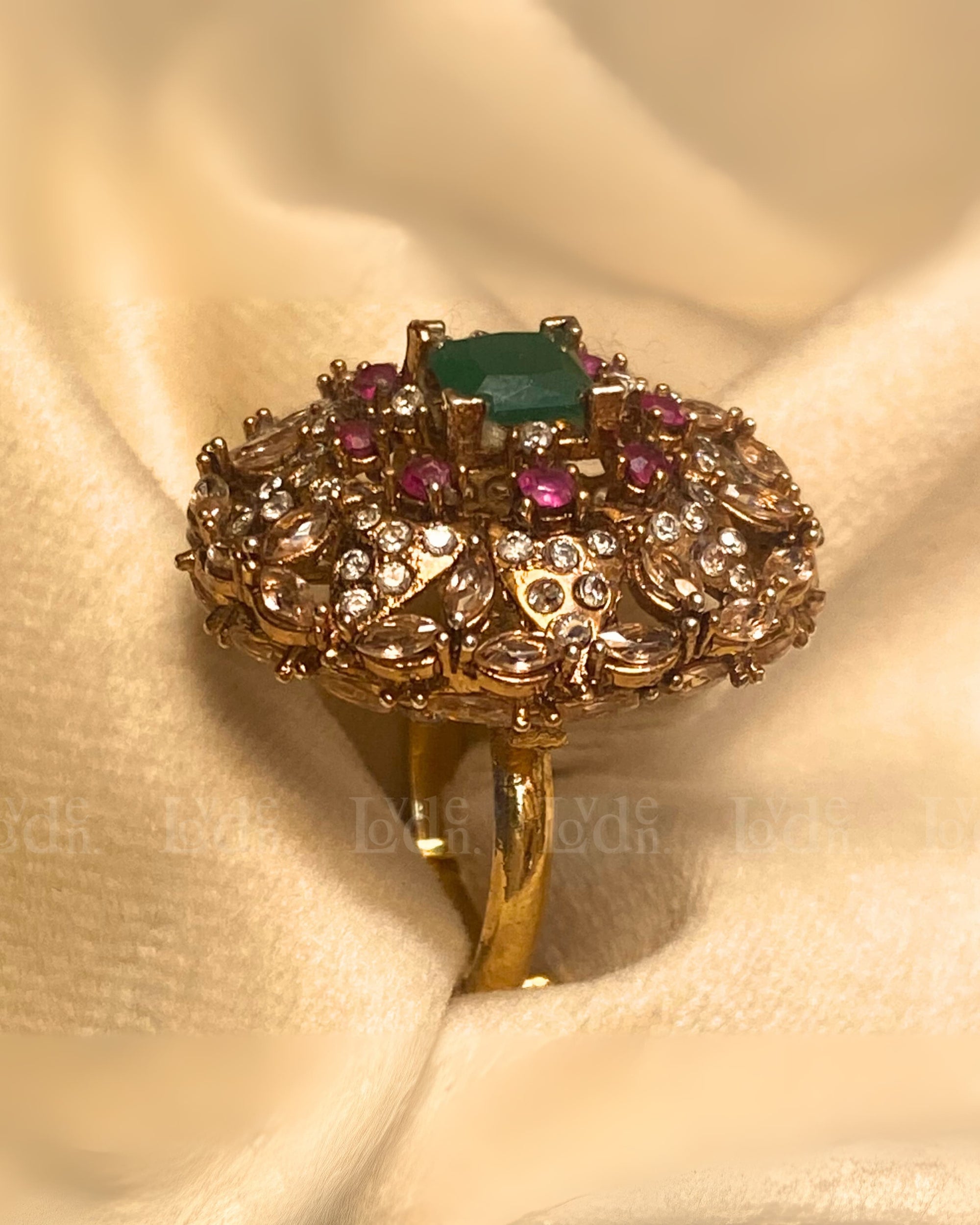 Green Emerald Ring