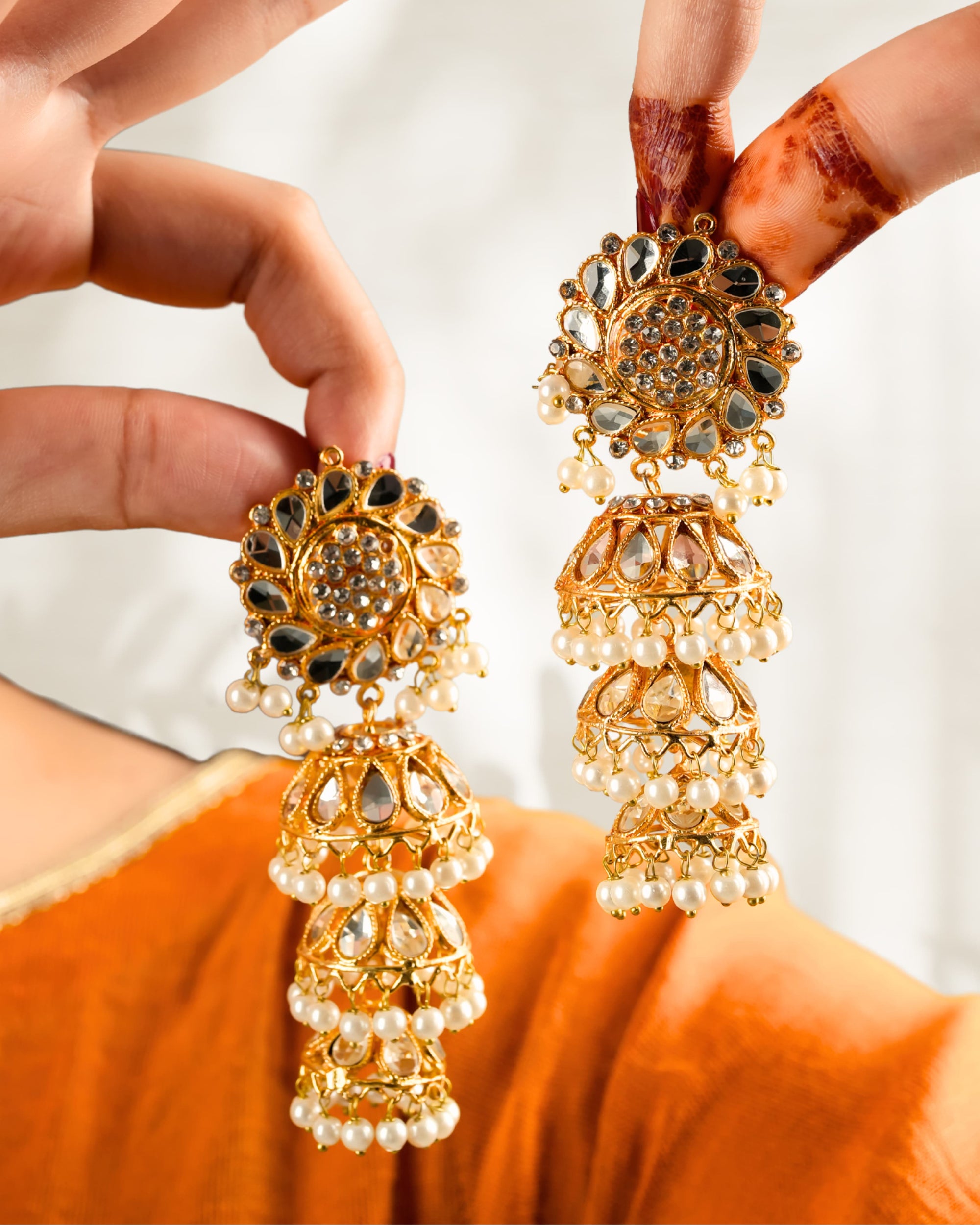 Aarzoo 3-Drop Jhumki