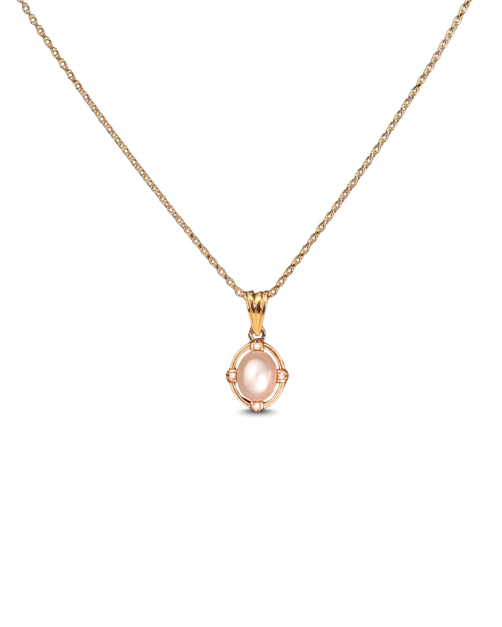 Oval Crown Pendant