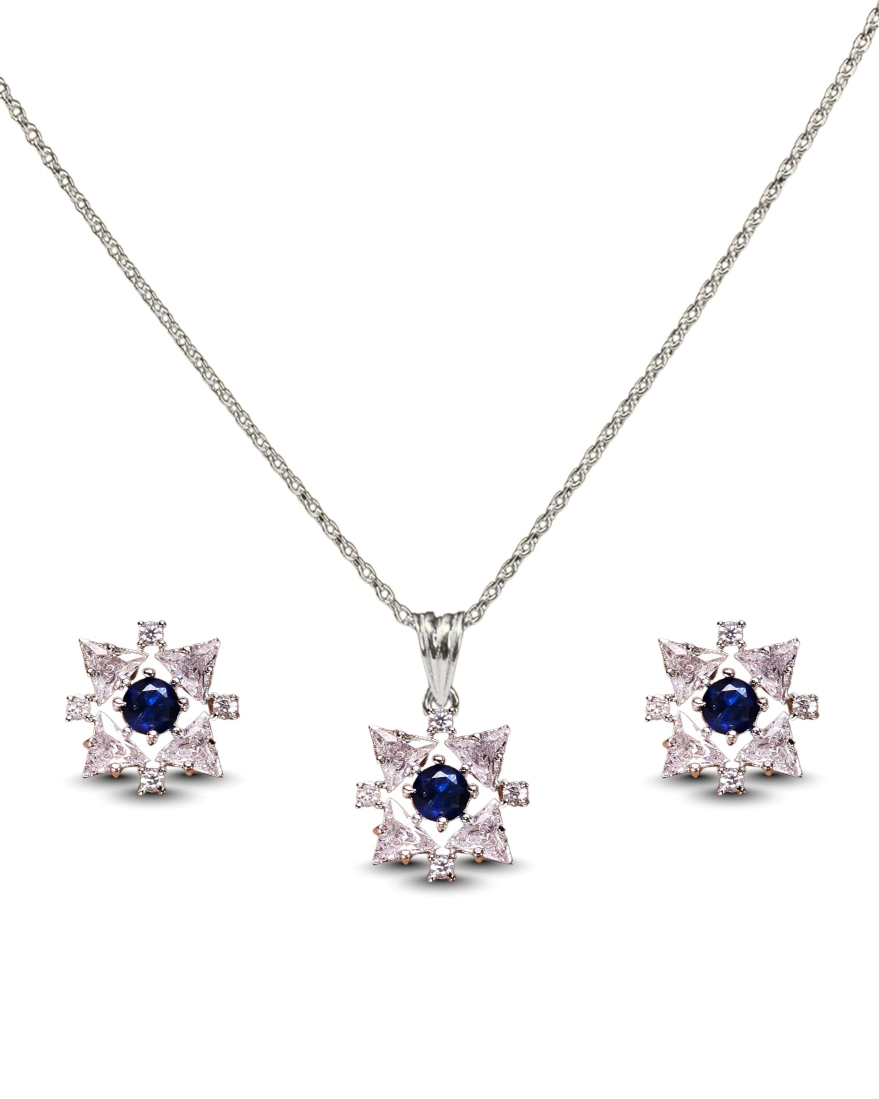 Blue Poker Set