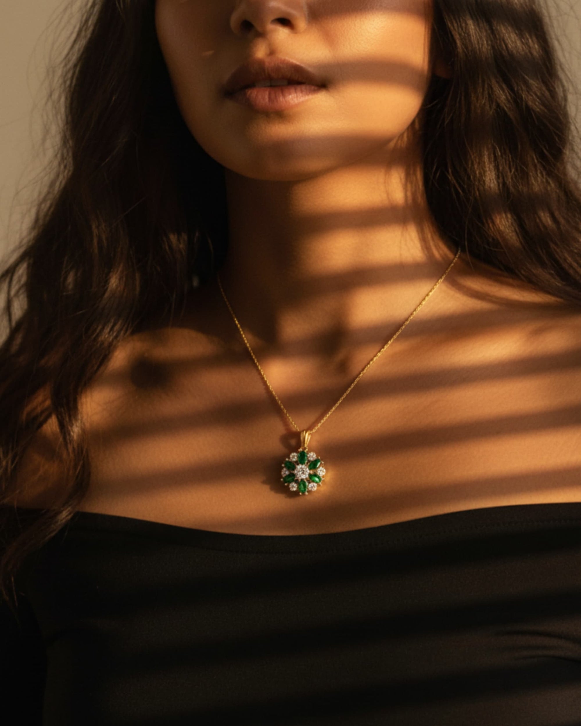 Emerald Star Pendant