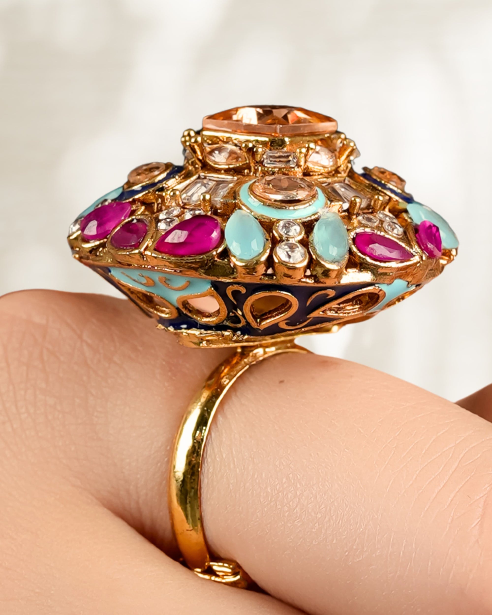 Champagne Ring with Meena