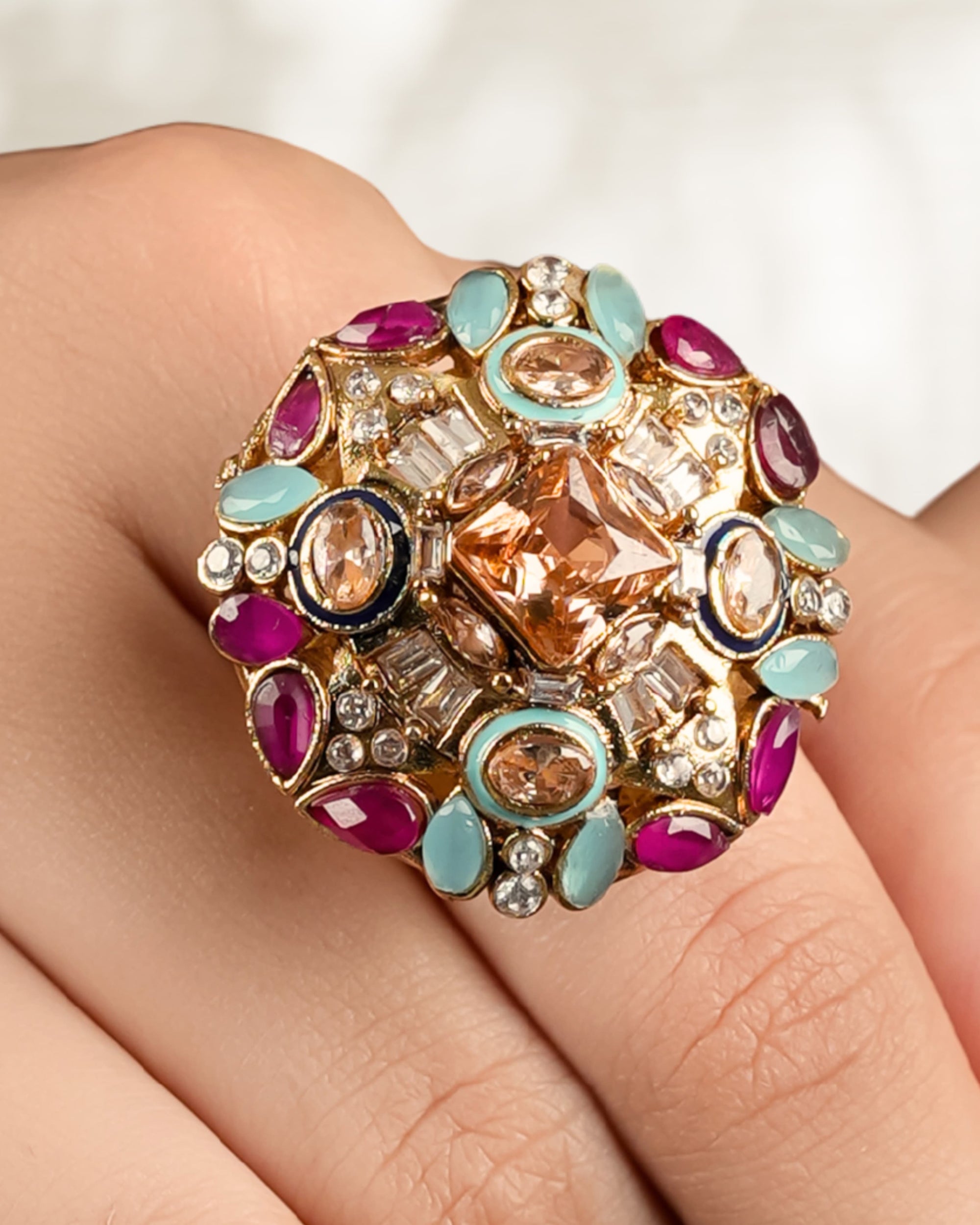 Champagne Ring with Meena