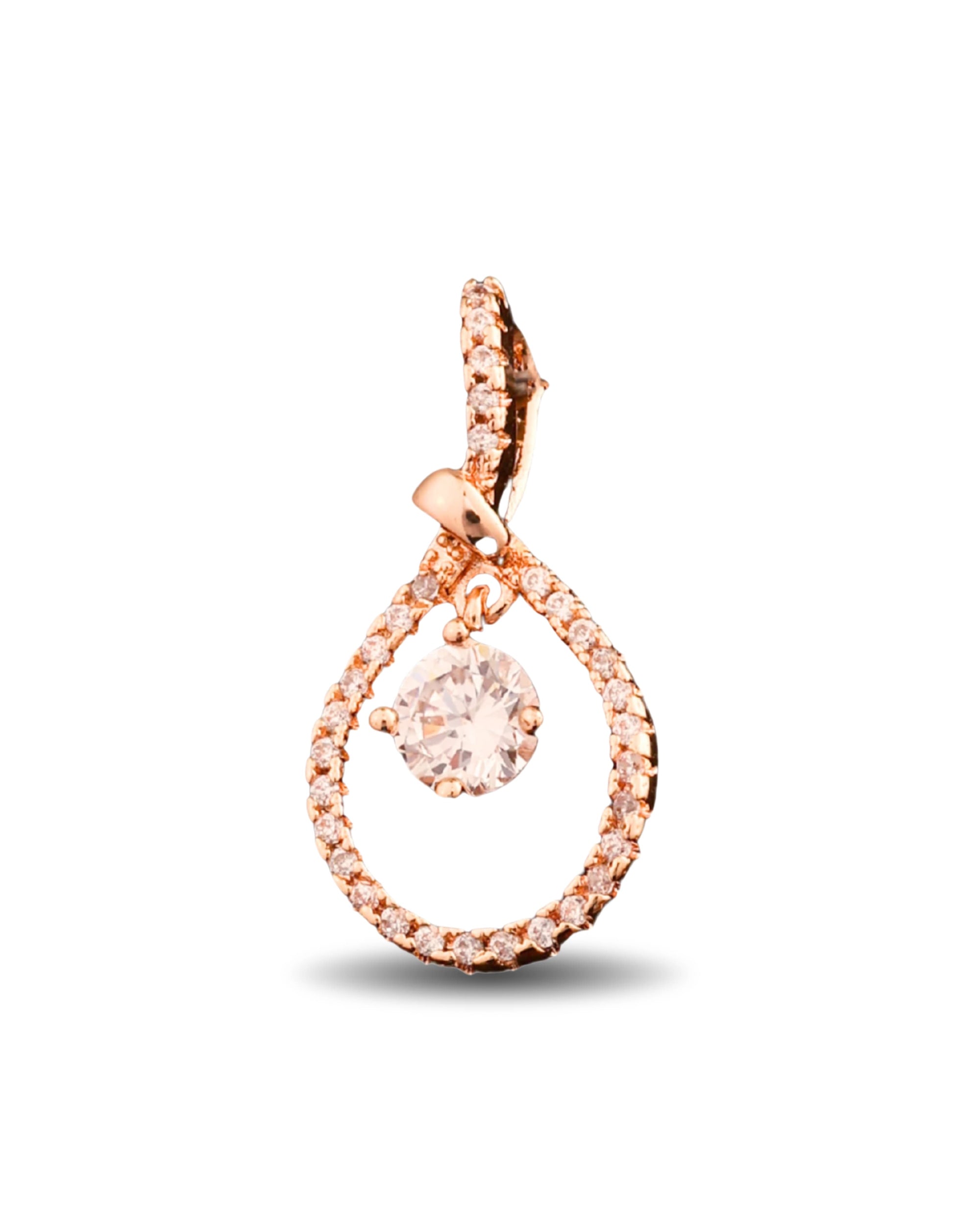 Dangle Locket Set Zircon
