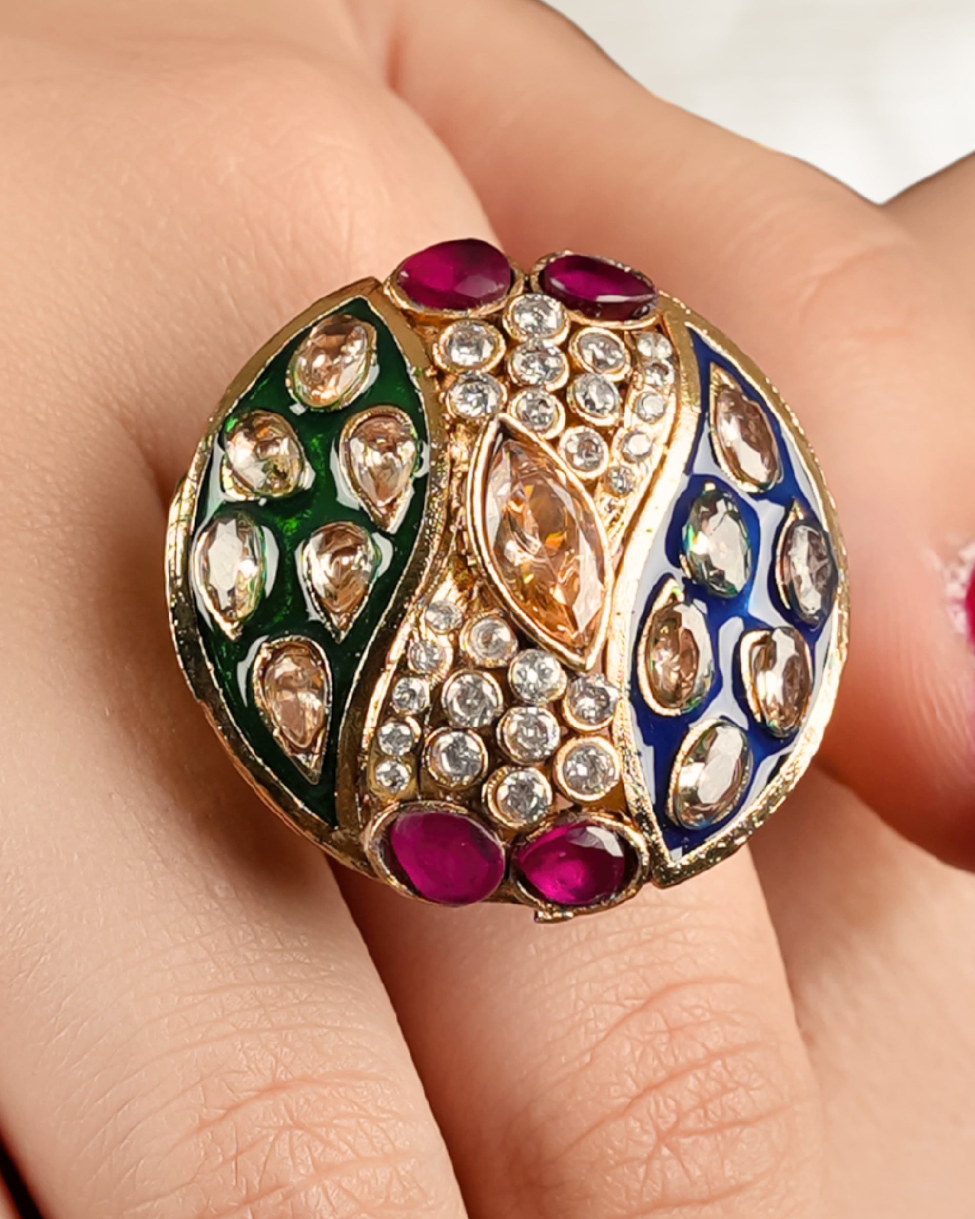 Champagne Ring with Meena