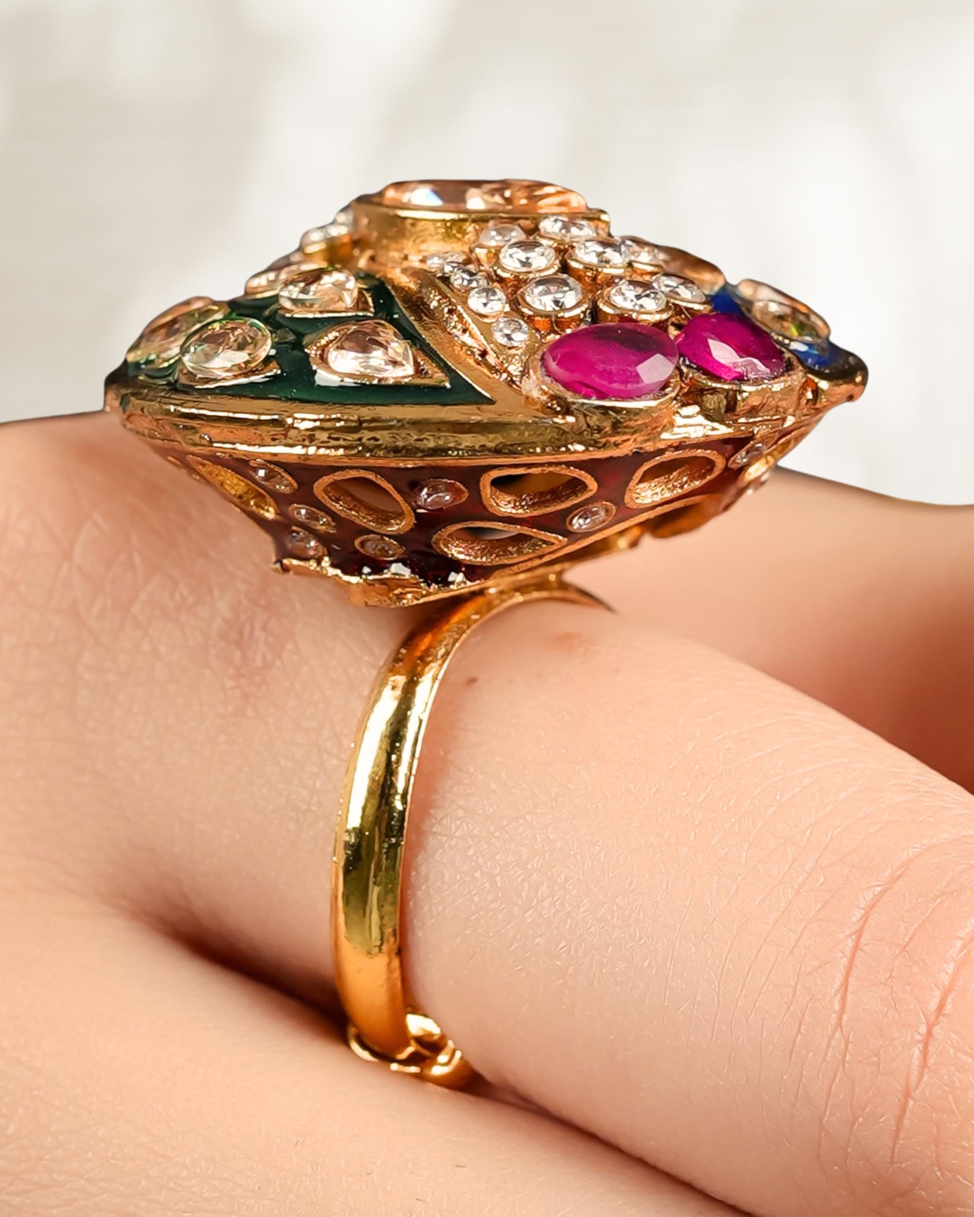 Champagne Ring with Meena