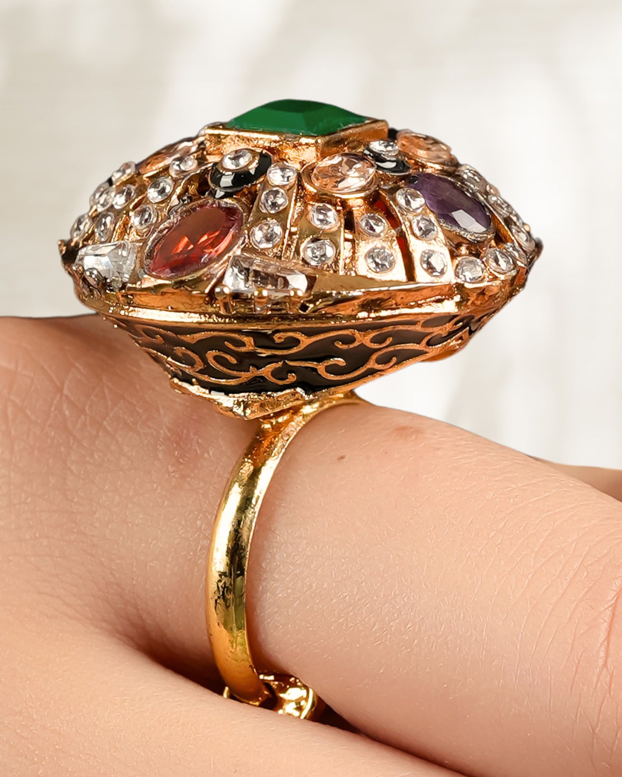 Multicolor Ring with Meena