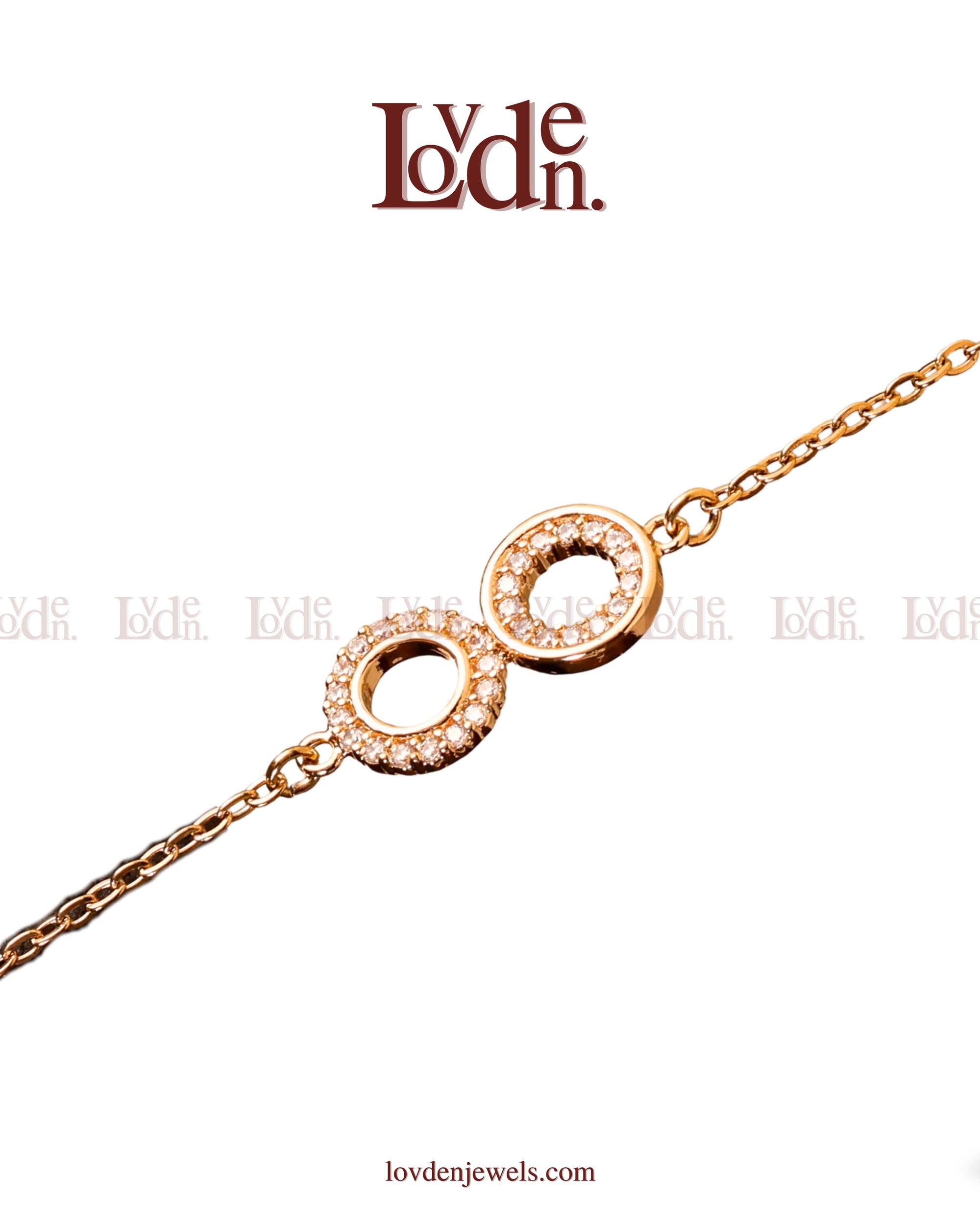 Minimal Zircon Chain Bracelet