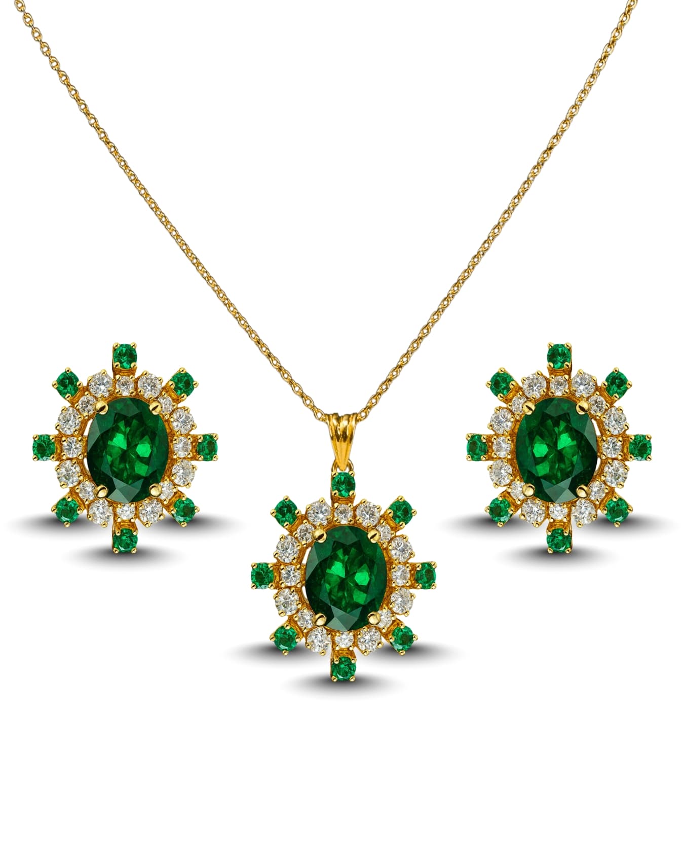 Green Sunflare Set