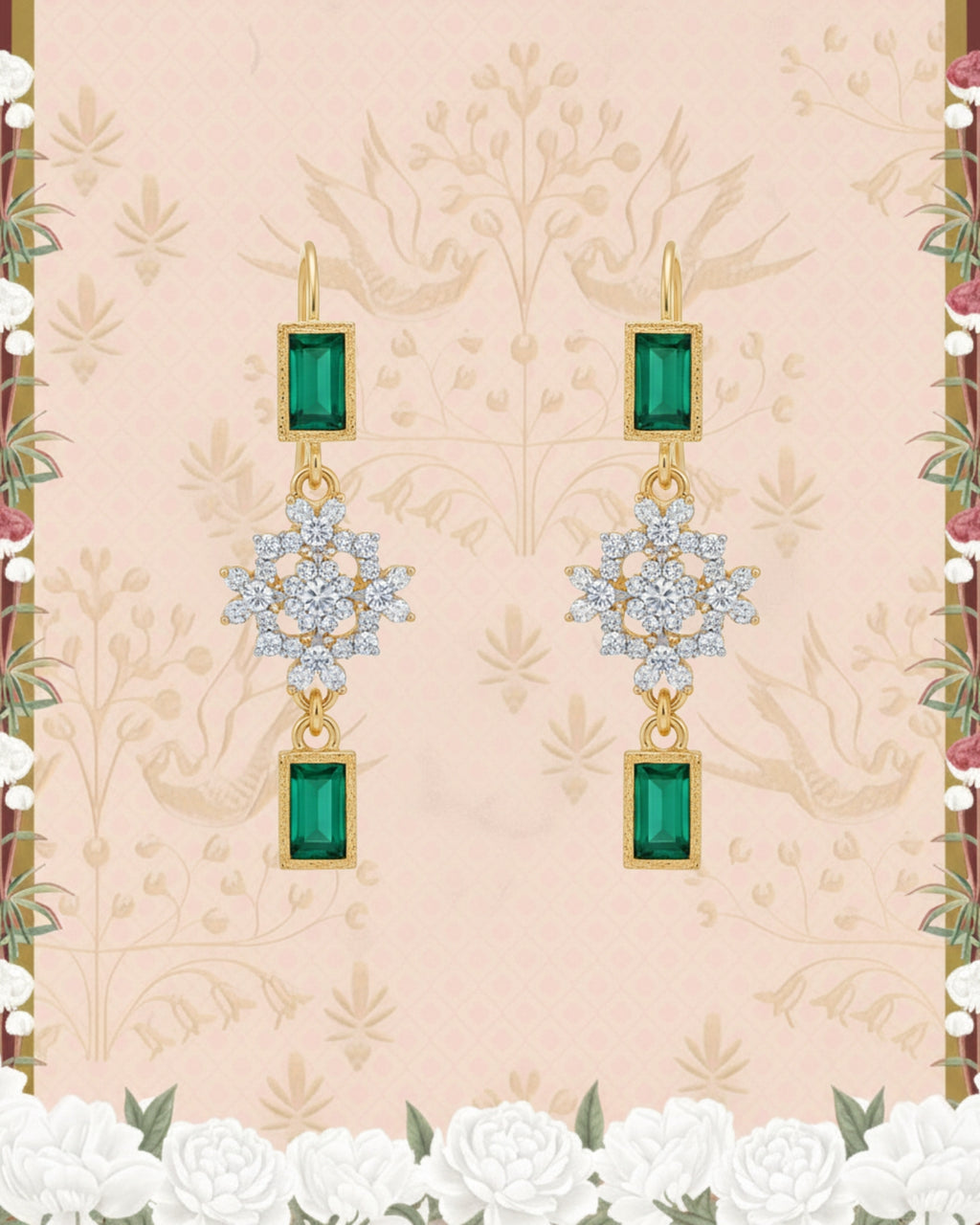 Green Loop Necklace Set