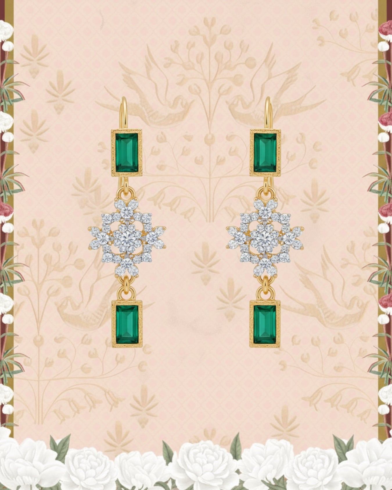 Green Loop Necklace Set