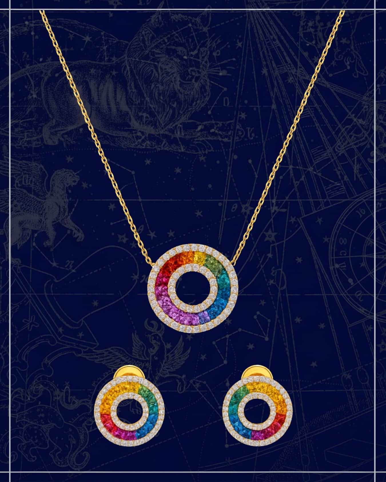 Arcoris Pendant Necklace Set