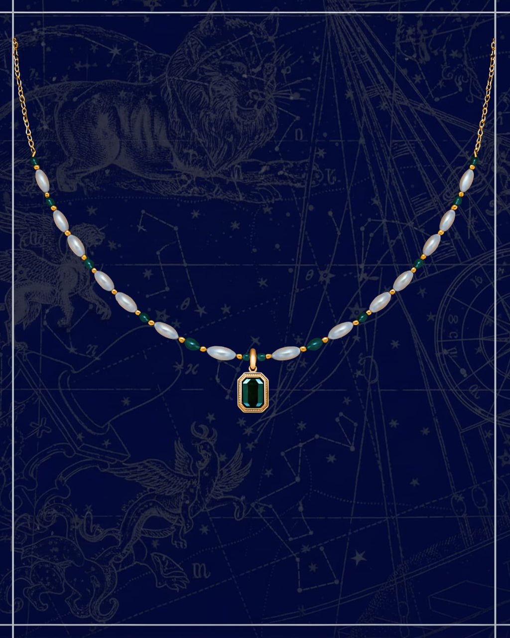 Emerald Dewdrop Necklace