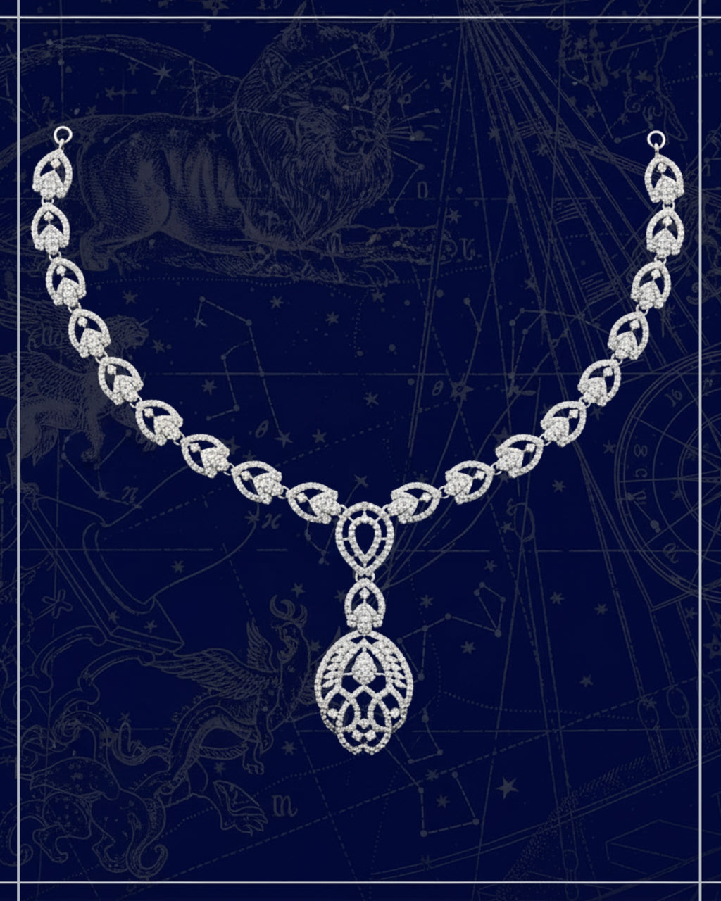 Maira Crest Necklace Set