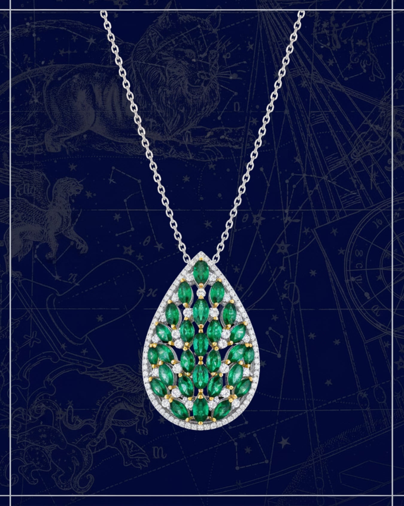 Zaraya Pendant Necklace Set