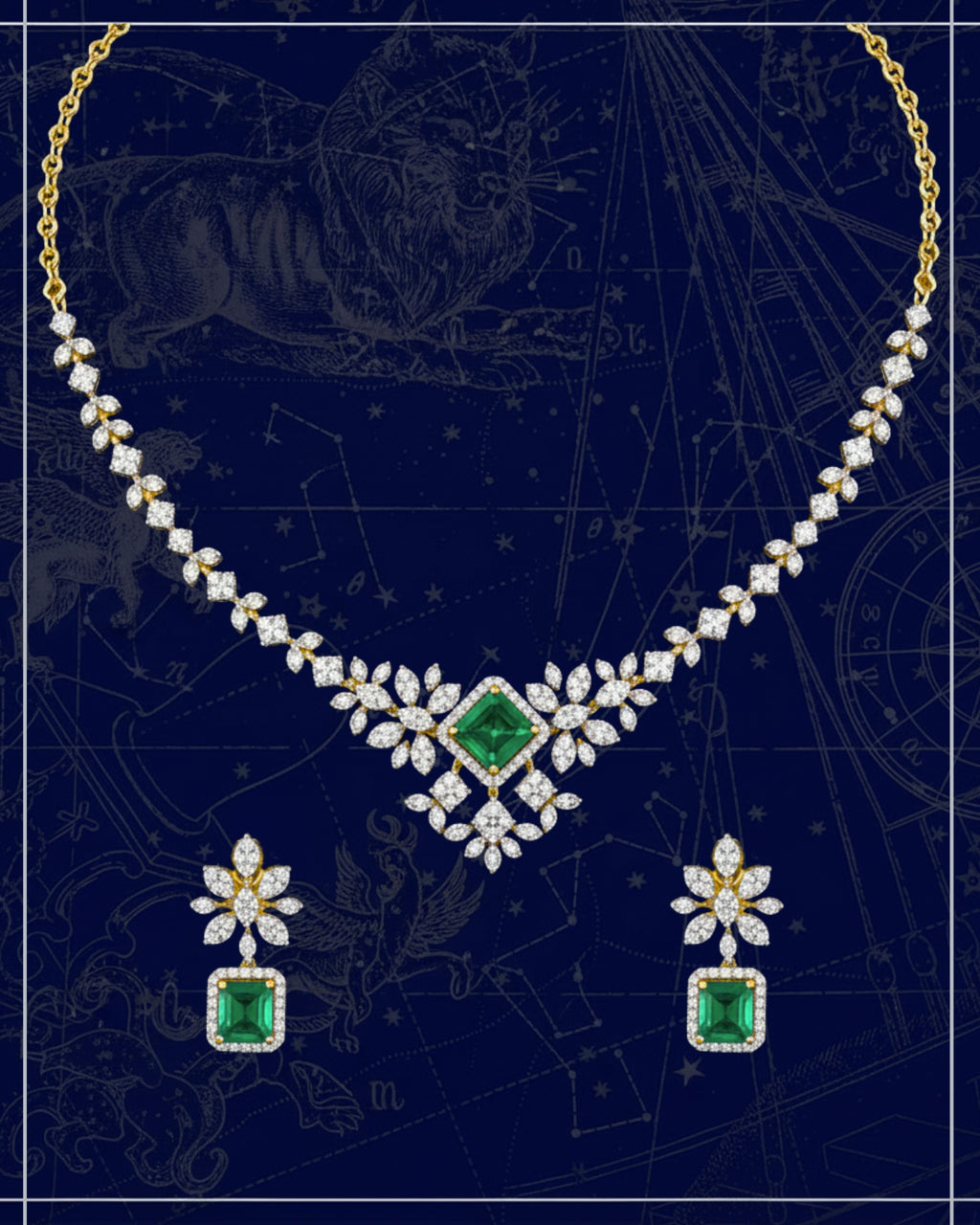 Noire Lune Necklace Set