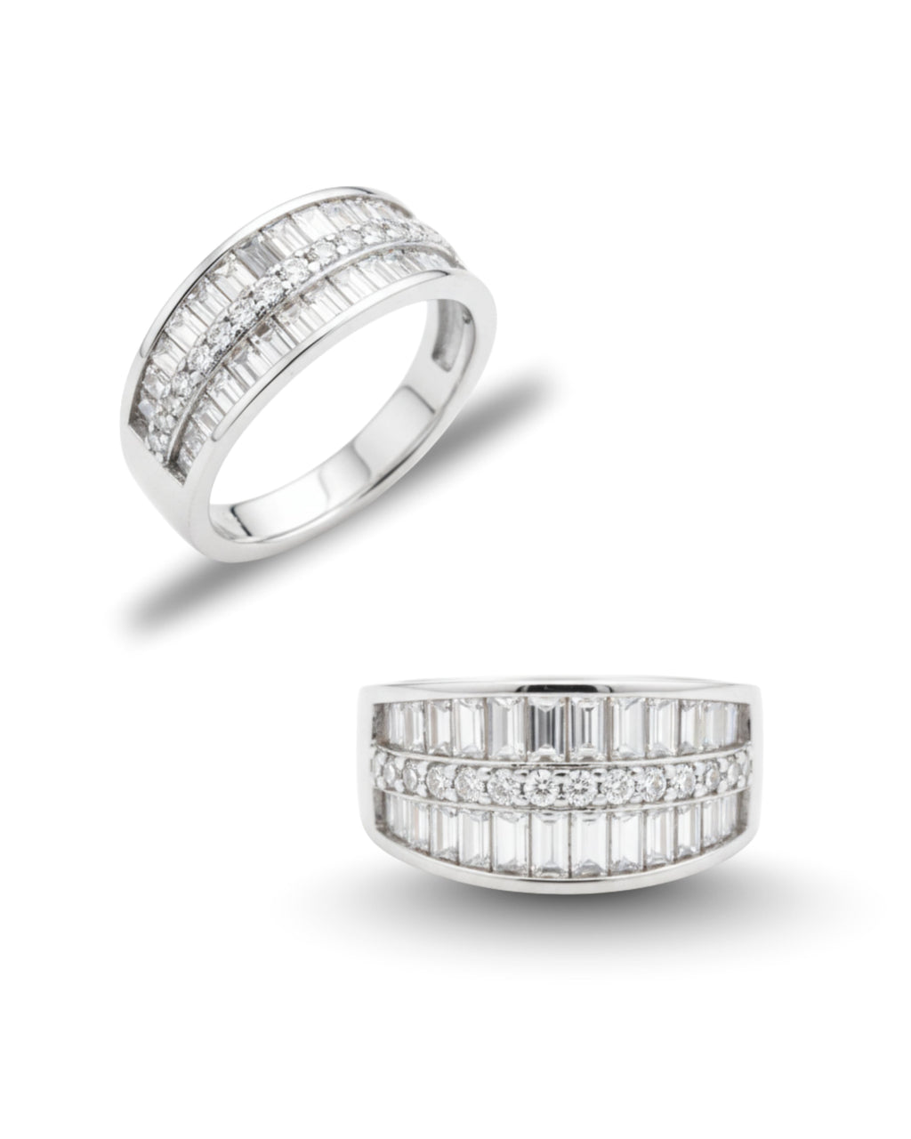 Baguette Zircon Ring