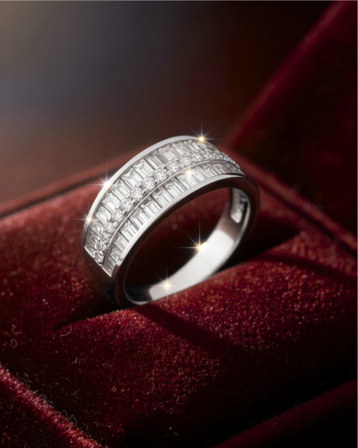 Baguette Zircon Ring