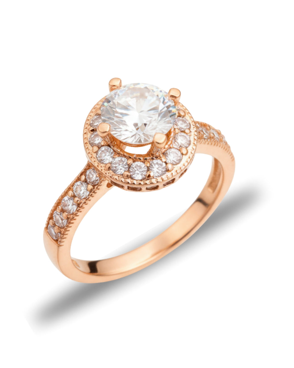 Solitaire Zircon Ring