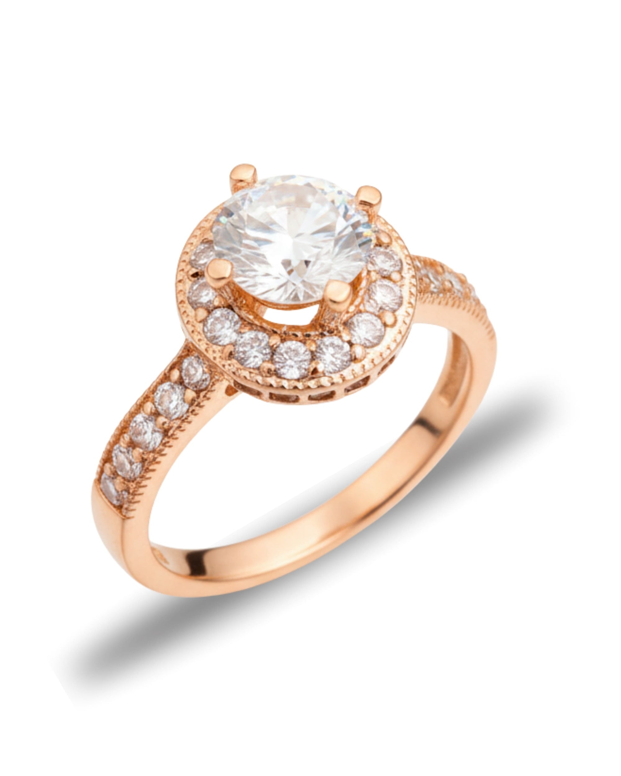 Solitaire Zircon Ring