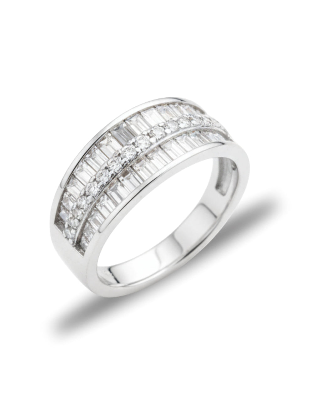 Baguette Zircon Ring