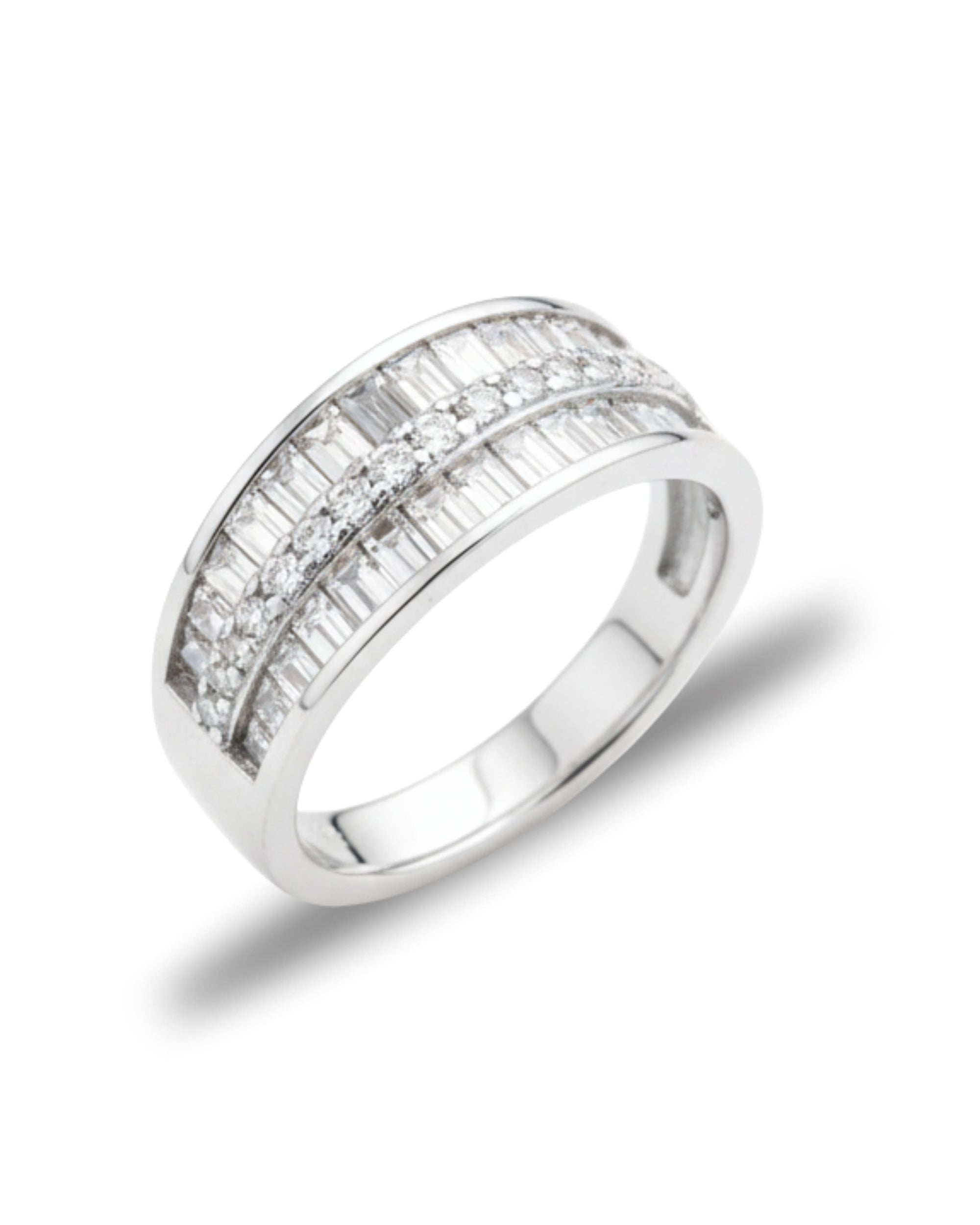 Baguette Zircon Ring